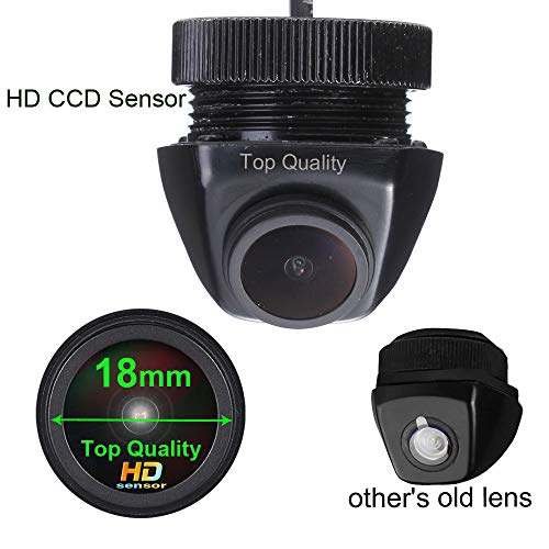 Dynavsal Noche Visión HD CCD Cámara de Marcha Atrás para Coche,Impermeable Alta Definición y Amplio Ángulo de Visión, Placa de Licencia Cámara de Visión Trasera para BMW X6 E71 E72 X5 E53 E70 X3 E83