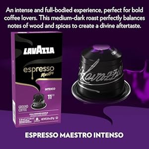 Lavazza Espresso Variety Pack of Aluminum Capsules Compatible with Nespresso* Original Machines, Contains Light, Medium, and Dark Espresso Roast (60 Capsules) Lavazza Espresso Variety Pack of Aluminum Capsules Compatible with Nespresso Original Machines Contains Light Medium and Dark Espresso Roast 60 Capsules