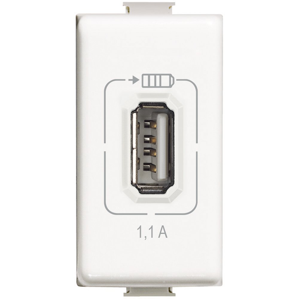 Bticino AM5285C1 Caricatore Usb Con 2 Prese, Bianco - 4
