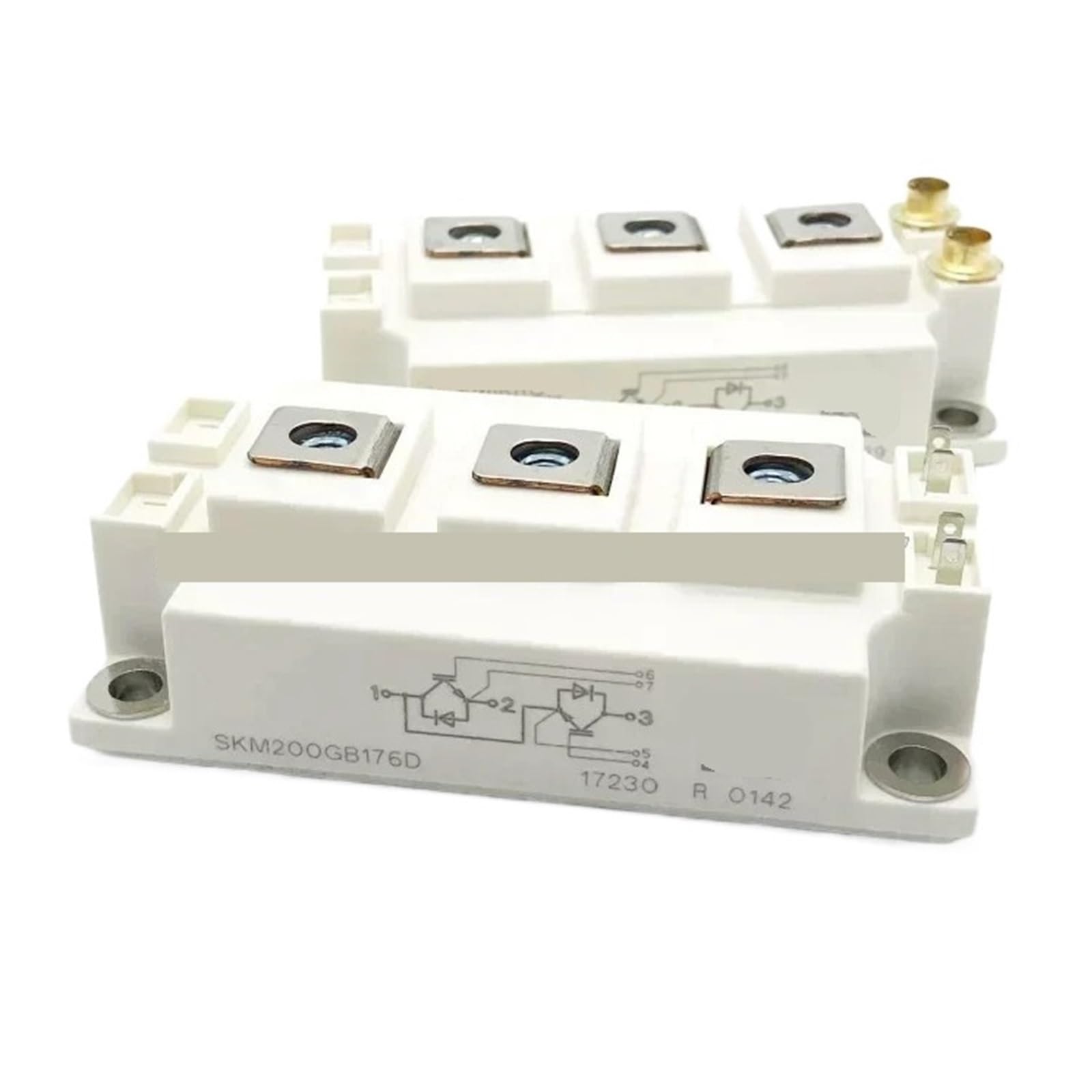 TYEXCZARF 1pcs SKM200GB176D SKM400GB176D SKM300GB176D SKM150GB176D rectifier bridge Module(SKM400GB176D)