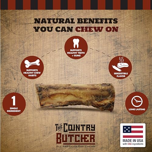 Image of THE COUNTRY BUTCHER 7 inch Center Bone, for Dogs, Small Coffin Box, 1 Count