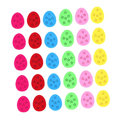 Nolitoy 30Pcs Kids Wall Decals Wall Stickers For Kids Kid Stickers Easter Wall Mural Sticker Easter Egg Wall Decal Egg Wall Decor Window Stickers Easter Diy Mural Stickers #TOP27