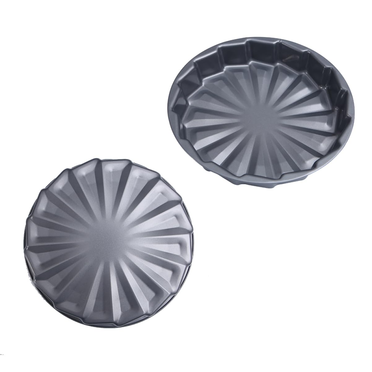 SOLUSTRE 1pc Non Stick Carbon Steel Spiral Windmill Cake Baking Mold DIY Bakeware Pan for Baking Design for Unique Cakes Black