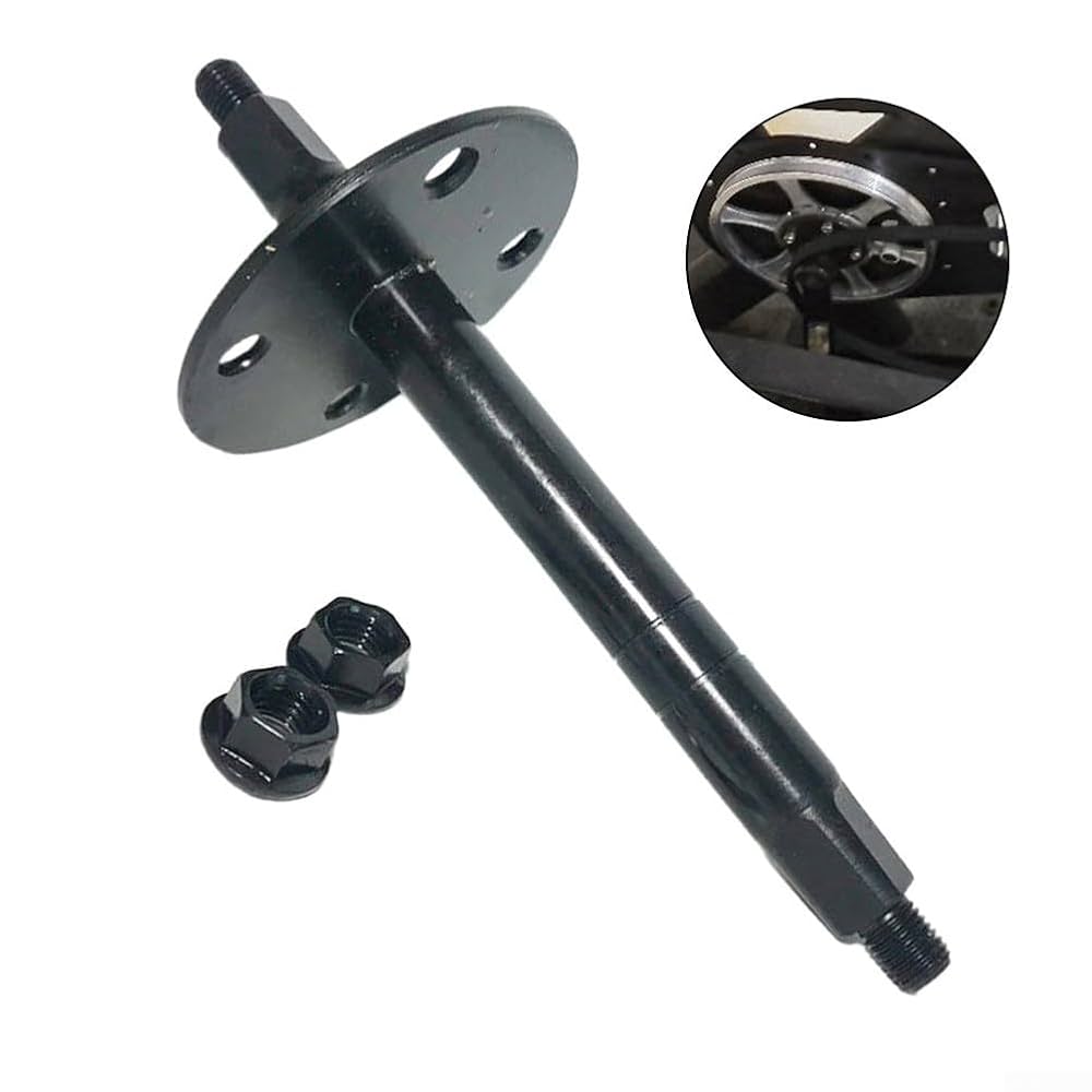 Axe Central Vélo D'Appartement | Métal Robust - 17mm X 165mm/180mm