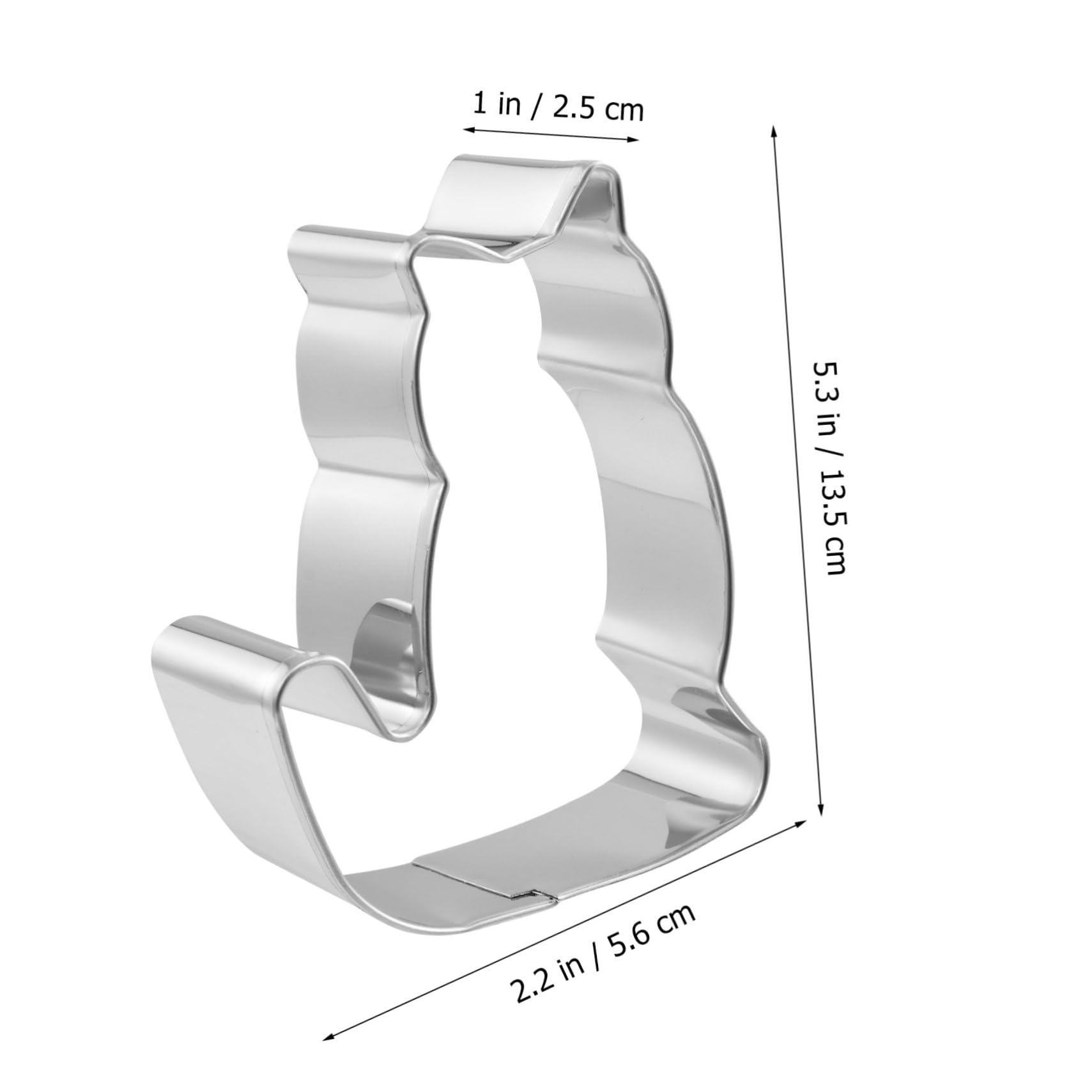 ABOOFAN 6Pcs Cat Shape Stainless Steel Biscuit Molds Reusable DIY Baking Tools for Cookie Making for Pastries Candy and Creative Desserts