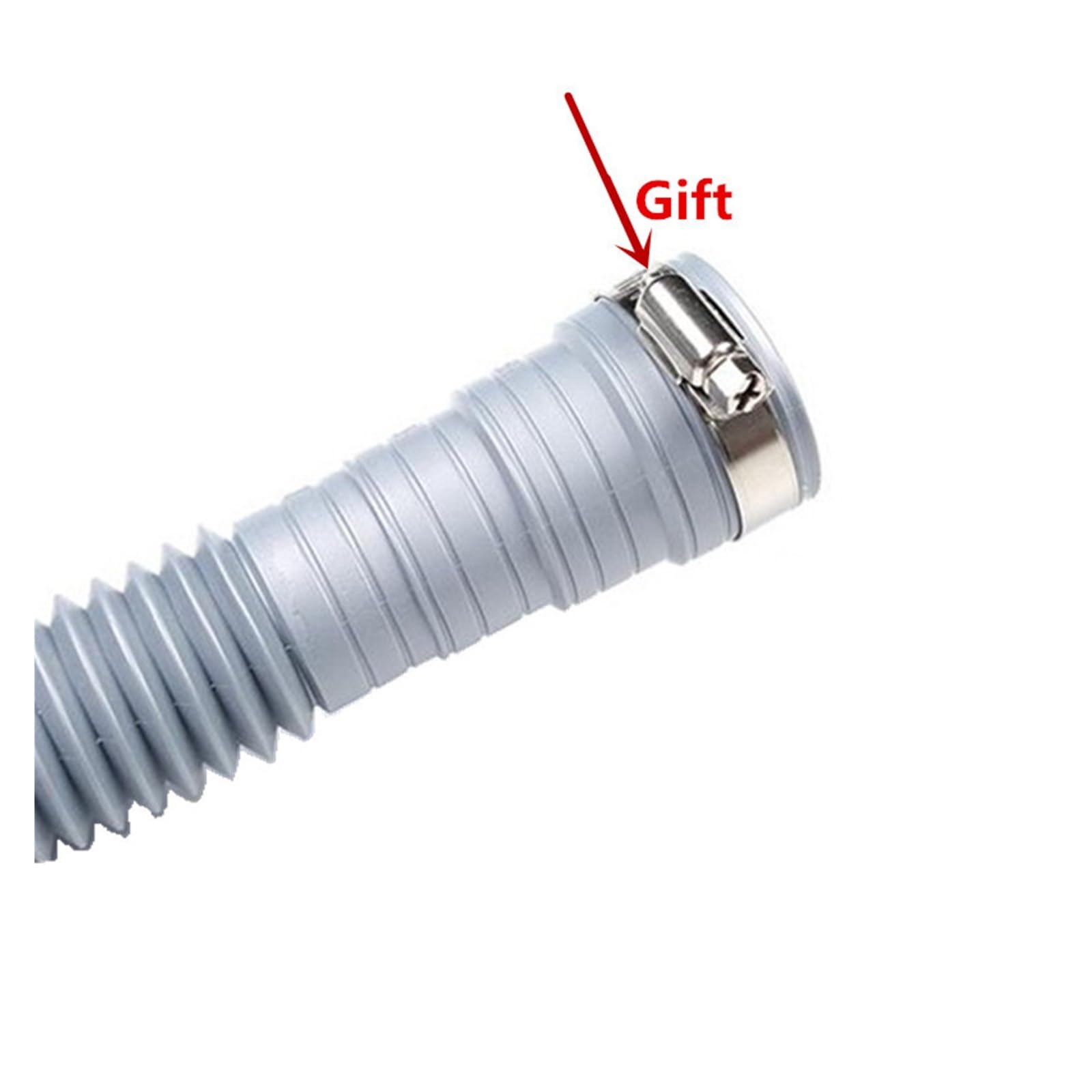 Tubo de drenaje manguera salida EVA for lavadora, 1,5 m, Compatible con piezas universales abrazadera