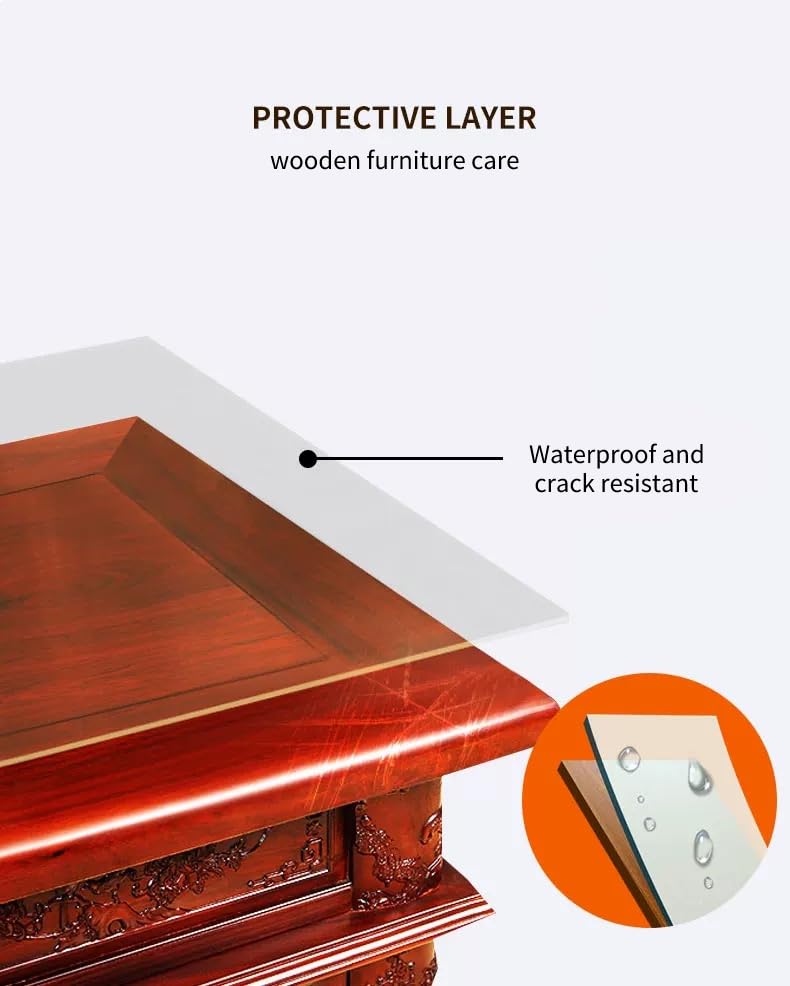 Cera para madera 9 piezas con esponja y pulidor natural miniatura 4