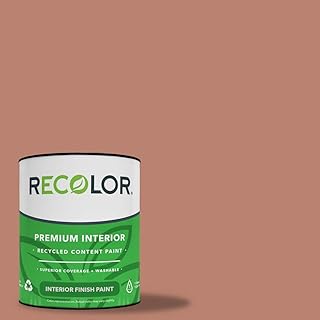 Sponsored Ad - RECOLOR Paint Recycled Interior Latex Paint Wall Finish, 1 Quart, Interior - Clay