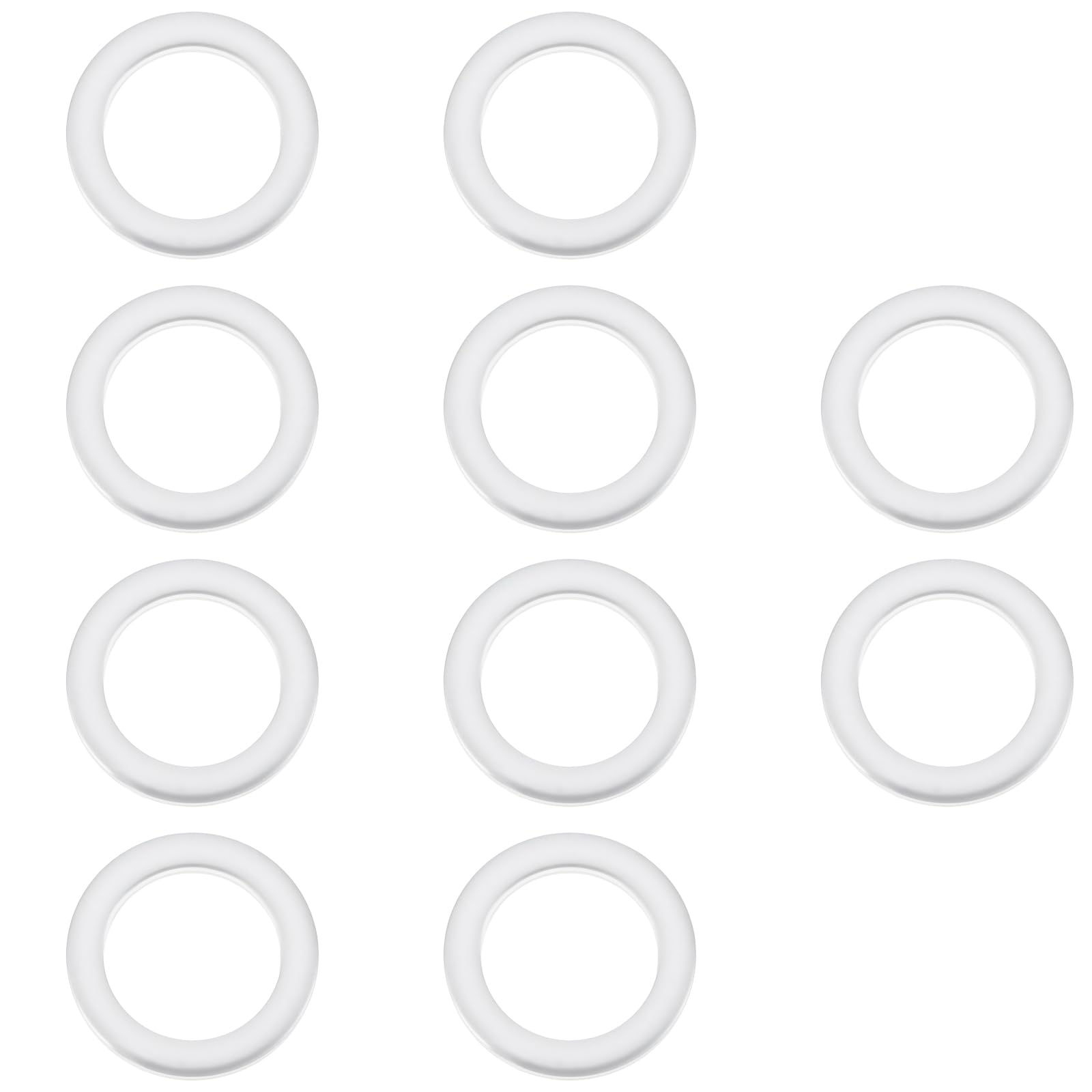 10 rondelle in alluminio per tappo di scarico dell'olio, 14 x 20 x 2 mm, compatibili con auto Hyundai a benzina e diesel