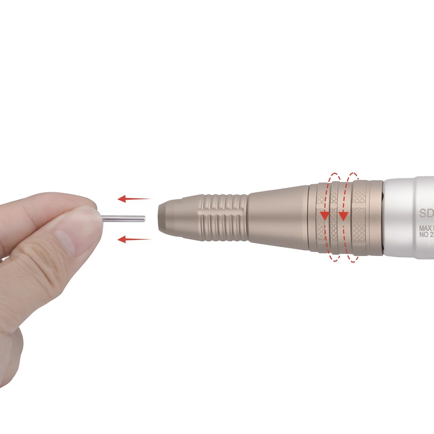 Elektrischer Nagelbohrer, 35 K U/min, Bürstengriff, SDE-SH200, Bohrfutter, 2,35 mm, Maniküre-Pediküre-Werkzeug