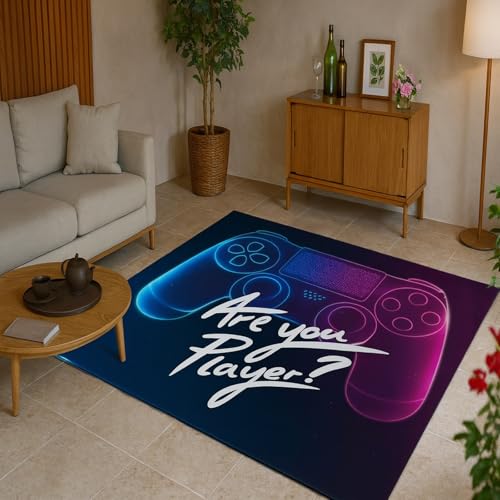 Tapis de cuisine absorbant et lavable au design bleu moderne - 2
