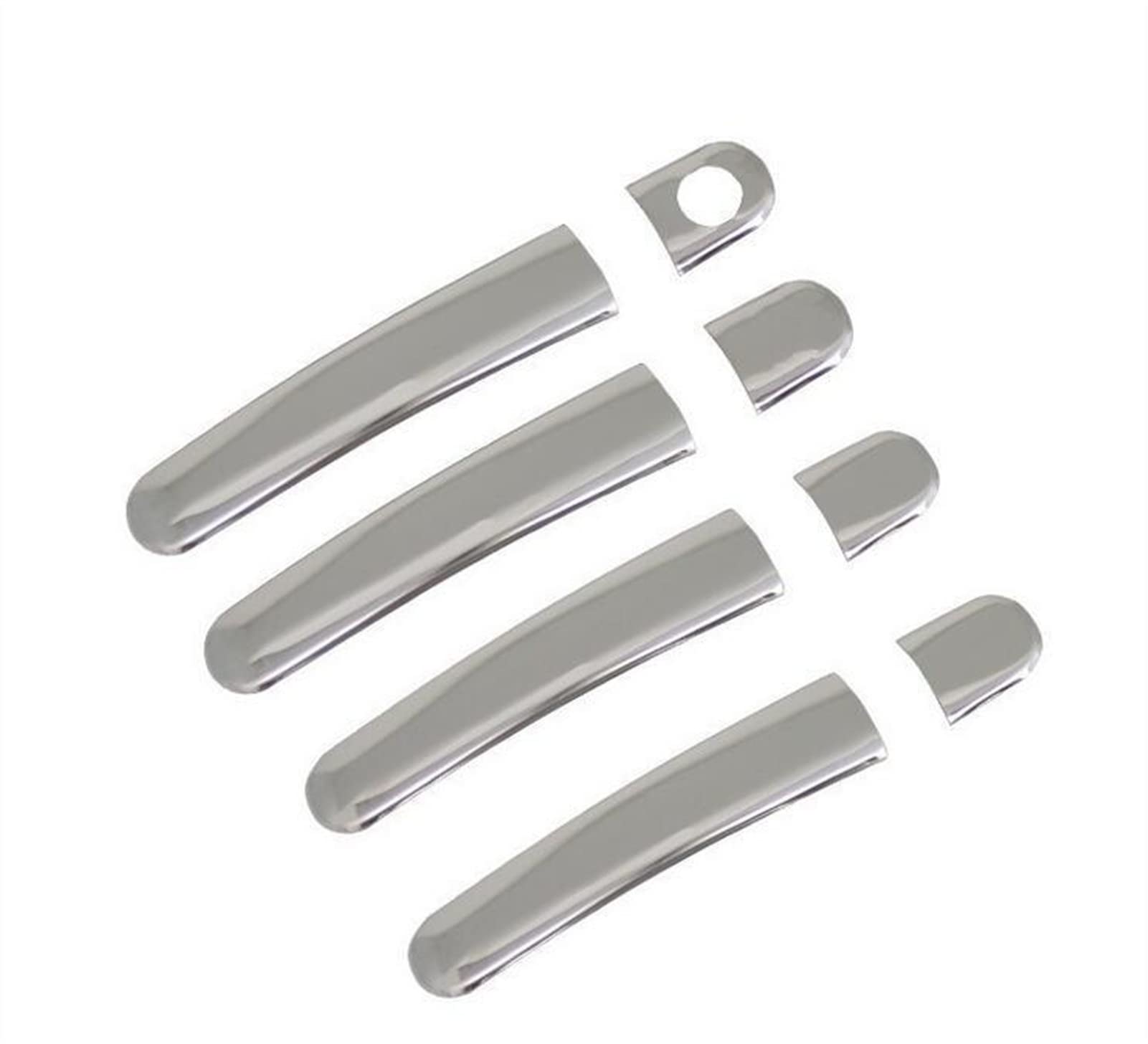 Fahbstr One Color Exterior Door Handle Cover For Jetta Mk5 2005-2011Chrome Door Handle Covers Trim Of 4 A5 1K Accessories Chromium Styling Car