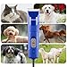 DODAER Professional Dog Grooming Electric Corded Clipper Super 2-Speed,Low Noise,Cool & Quiet Running Design for Thick Heavy Coats,Dogs,Cats and Other Animal (Blue)