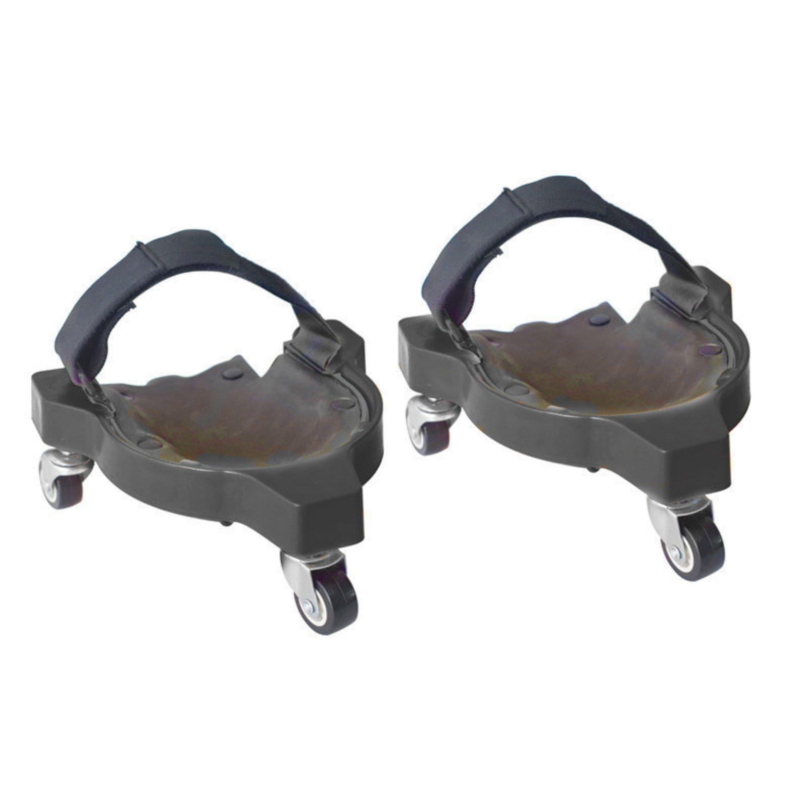 Three Wheel Kneeling Cart Impact Resistant Shell Tile Work Knee Effortless Mover to Clean Rolling Knee for Masons, Renovation Workers, Floor Tiling Black Pair Garden Knee-image-30