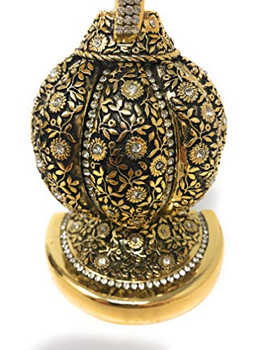 Yagmurcan Set Of 2 Piece Large Allah And Muhammad Name With Rhinestones Islamic Art Ornament Wall Table Decor #TOP1