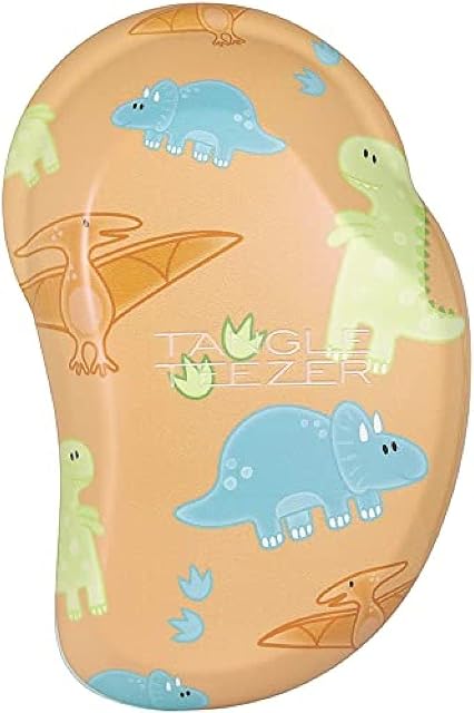 Tangle Teezer | The Original Mini Detangling Hairbrush for Wet & Dry Hair | Perfect for Kids & Travelling | Dino Mighty