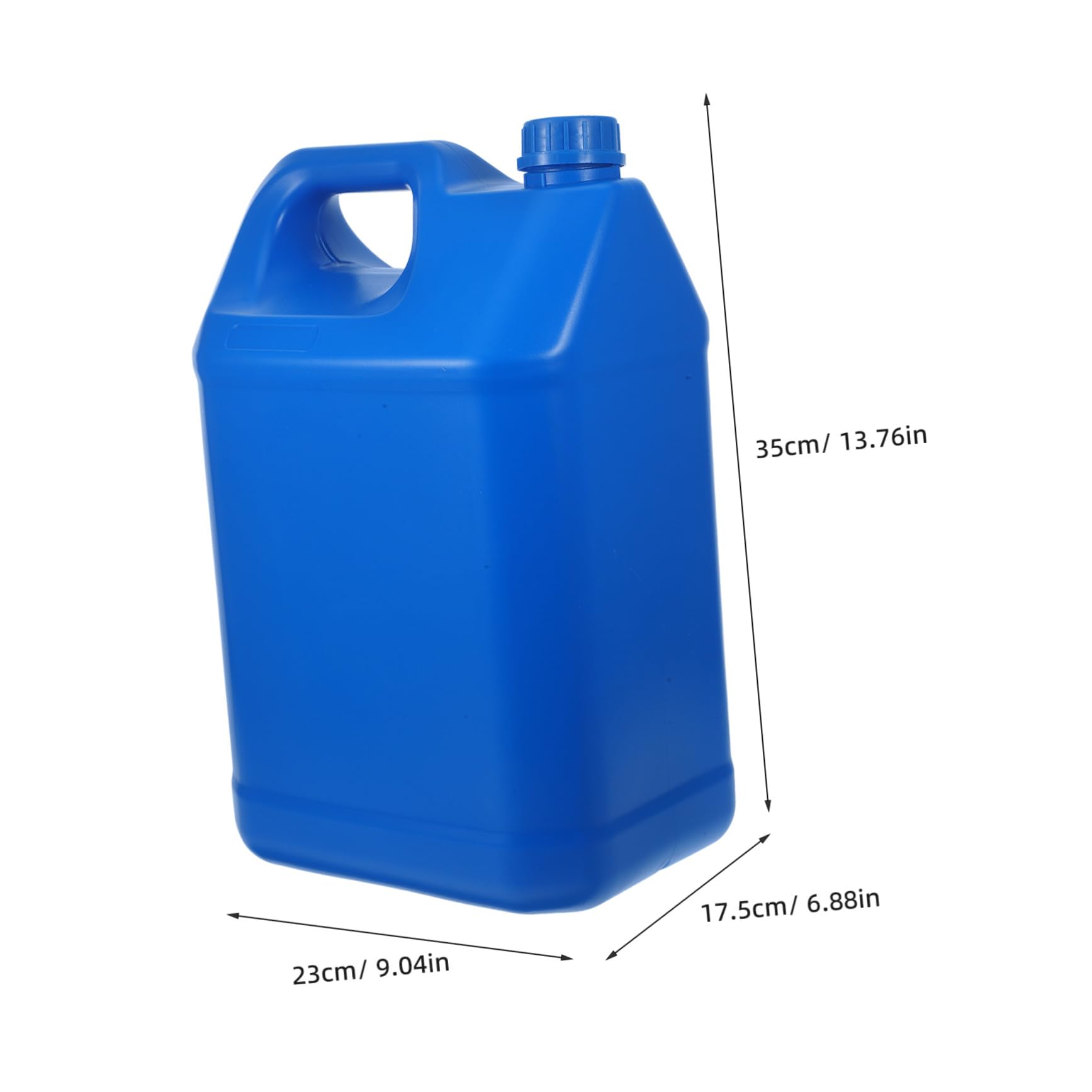 10l Hdpe Flüssigkeitsbehälter mit Deckel, Blau, Dicht Verschlossen | Chemikalienbehälter, Große Kapazität, Einfache Handhabung, Lichtgeschützt und Stabil