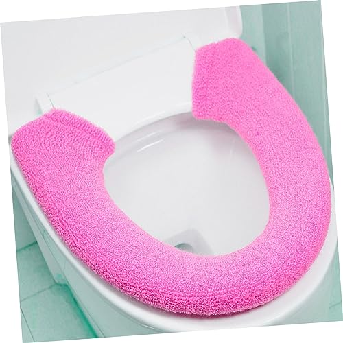 Cubierta de asiento de inodoro PRETYZOOM que elimina la sensación de frío en el baño 7