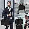 bagasin Laptoptasche Laptop Aktentasche Passt bis zu 15 15,6 16 Zoll Laptop Erweiterbare Wasserdichte Schultertasche Umhängetasche Tragetasche Notebooktasche PC Computer Tasche #5