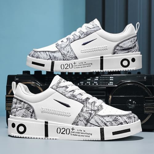 YAXE Men's Sneakers Comfortable Breathable Lightweight Fashion Casual Walking Shoes4