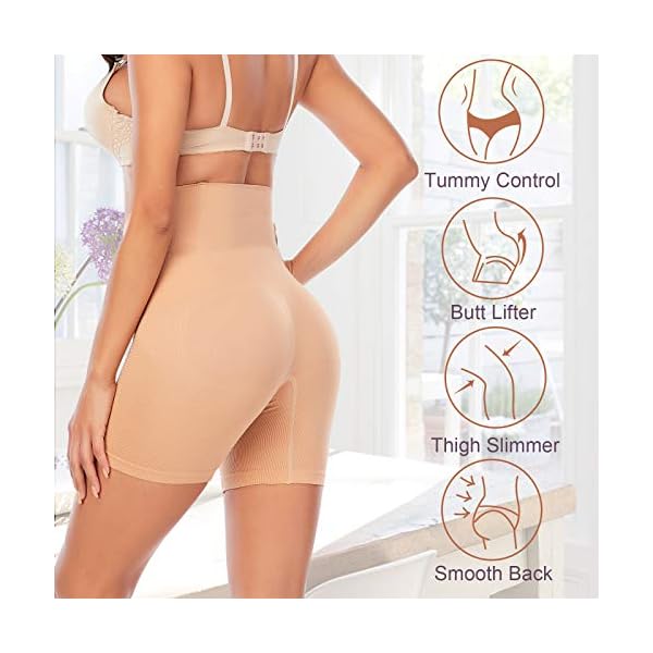 Womens Shaper Shorts for Under Dresses(Beige#23,X-Large)