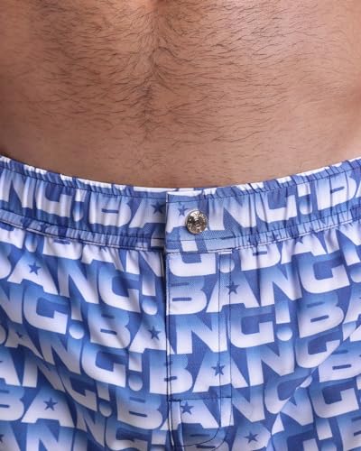Bang Men's Swimwear - Mini Shorts - Quick-Dry All-Use Premium Beach Trunks Square Cut3