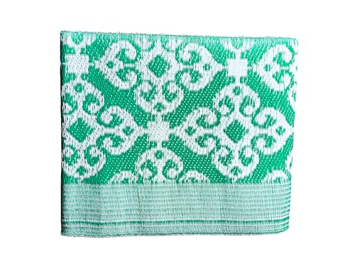 Image of Plastic Mats for Sleeping On Floor Sitting Reversible Chatai Square Shape Mats for Home Living Room, Bedroom Floor, 4X6 Feet, Assorted