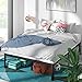 ZINUS Van 16 Inch Metal Platform Bed Frame, Steel Slat Support, No Box Spring Needed, Easy Assembly, Black, Twin