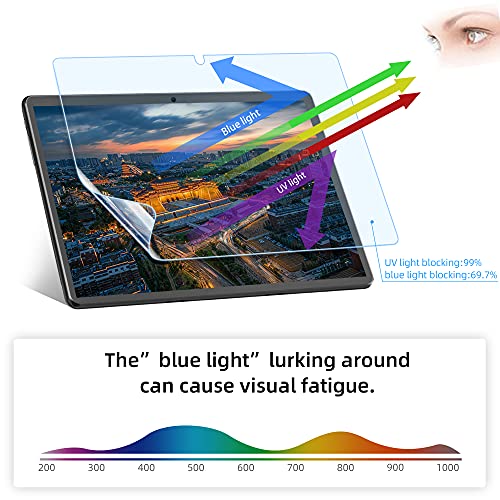 Filmext Fire Hd 10 Screen Protector Anti Glare Anti Blue Light Filter For All-New 10.1" Fire Hd 10 Tablet/Fire Hd 10 Kids/Fire Hd 10 Kids Pro/Fire Hd 10 Plus (11Th Generation,2021 Released) Pet Matte #TOP4