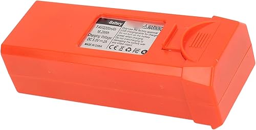 Miniatura 6 de Keenso 7.4V 2200mah Drone Battery Spare Part Replacement Lithium for LYERC L900 PRO SE Quadcopter with Overcharge (Orange)