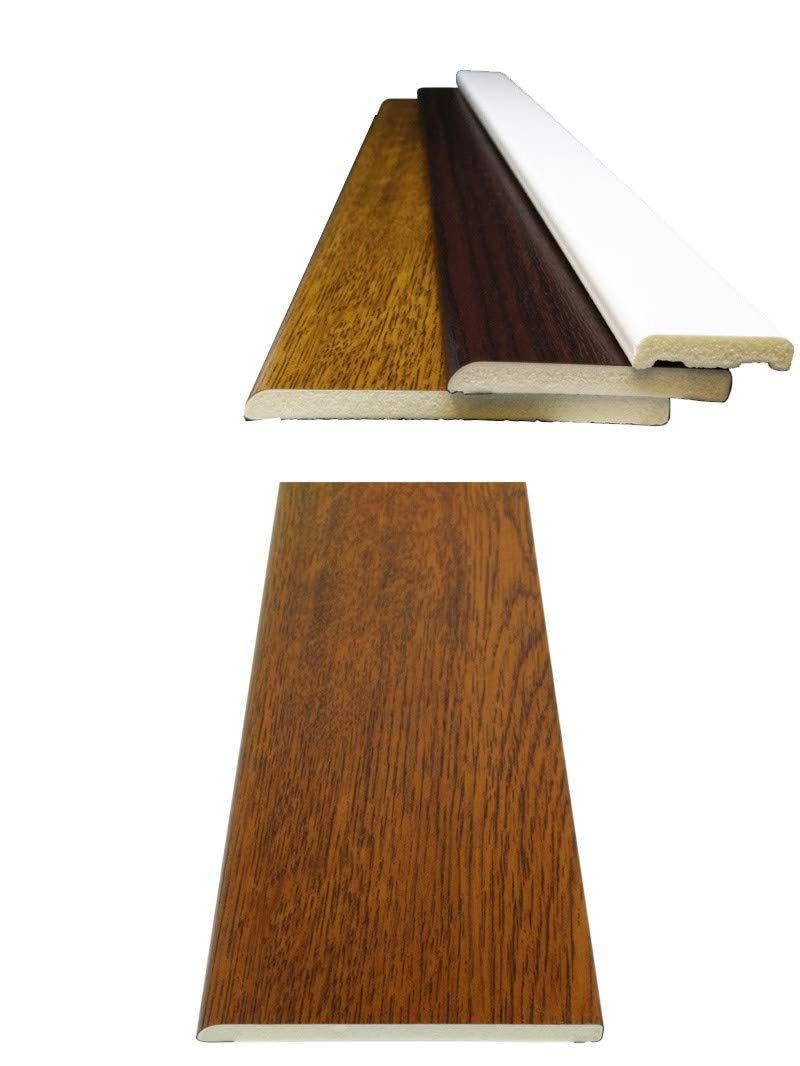 Upvc Plastic Trim Architrave 5 Metre Light Oak 25mm