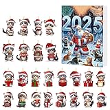 Largement utilisé : doté d'une finition miroir et de cordes portables, ce calendrier de compte à rebours est idéal pour un montage mural, suspendu dans un arbre ou pour des configurations multi-scènes, offrant aux utilisateurs une liberté créative et améliorant leur expérience de décoration saisonnière.