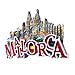Weekinglo Souvenir Imán de Nevera Búho Mallorca España 3D Resina Artesanía Hecha A Mano Turista Ciudad de Recuerdos de Recuerdos Carta de Refrigerador Etiqueta