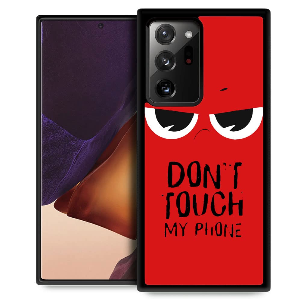 Yuning419Case Compatible with Samsung Galaxy Note 20 Ultra,Samsung Note 20 Ultra Case for Boys Men,Don't Touch My Phone Pattern Shockproof Anti-Scratch Case for Samsung Galaxy Note 20 Ultra 6.9 inch