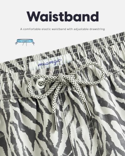 Image of maamgic Mens Swim Trunks Quick Dry Mesh Linner with Pockets 7 inch Beach Shorts
