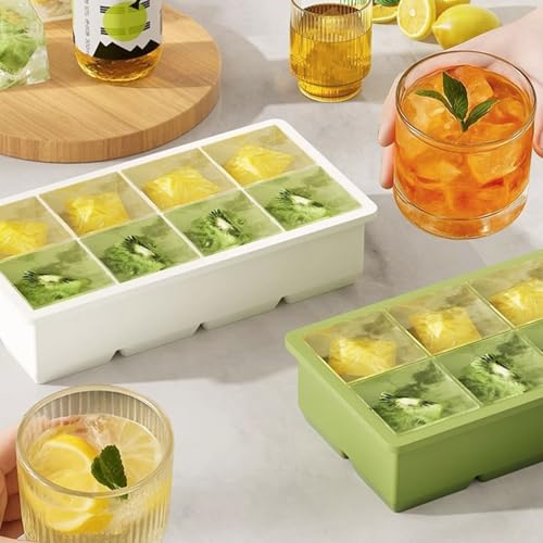 Molde de silicona para cubos de hielo con tapa miniatura 2