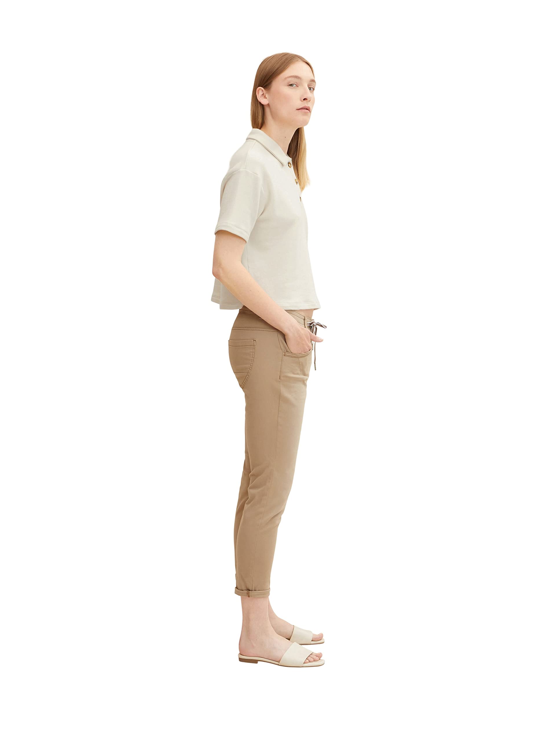 Tom Tailor Damen Tapered Relaxed Fit Hose