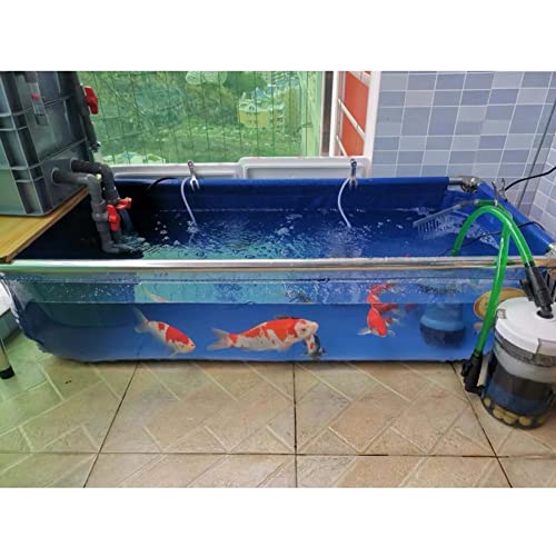 Étang à poissons pliable avec bâche étanche pour éviter les fuites de stockage