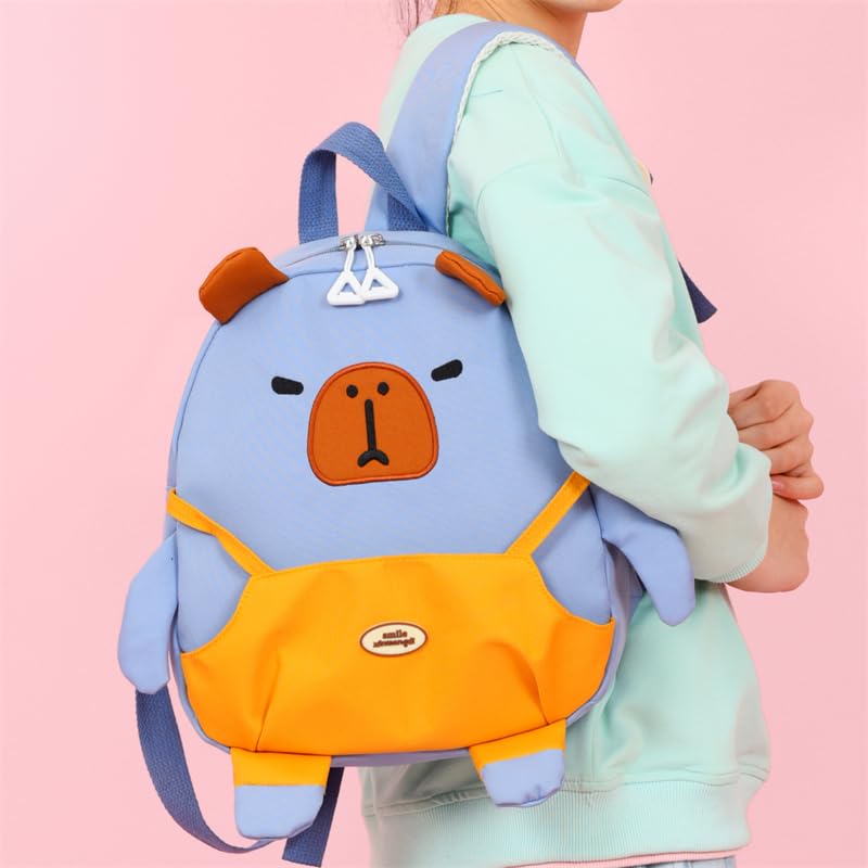 Capybara Cute Backpack Adjustable Straps Lightweight Nylon Bookbag for Daily Use2