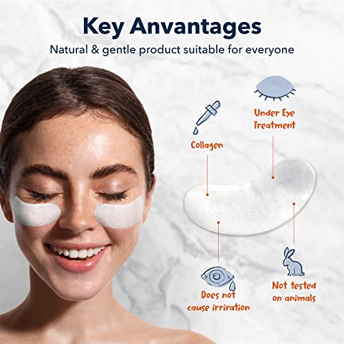 Purederm Collagen Under Eye Mask (60 Sheets) Under Eye Patches Dark