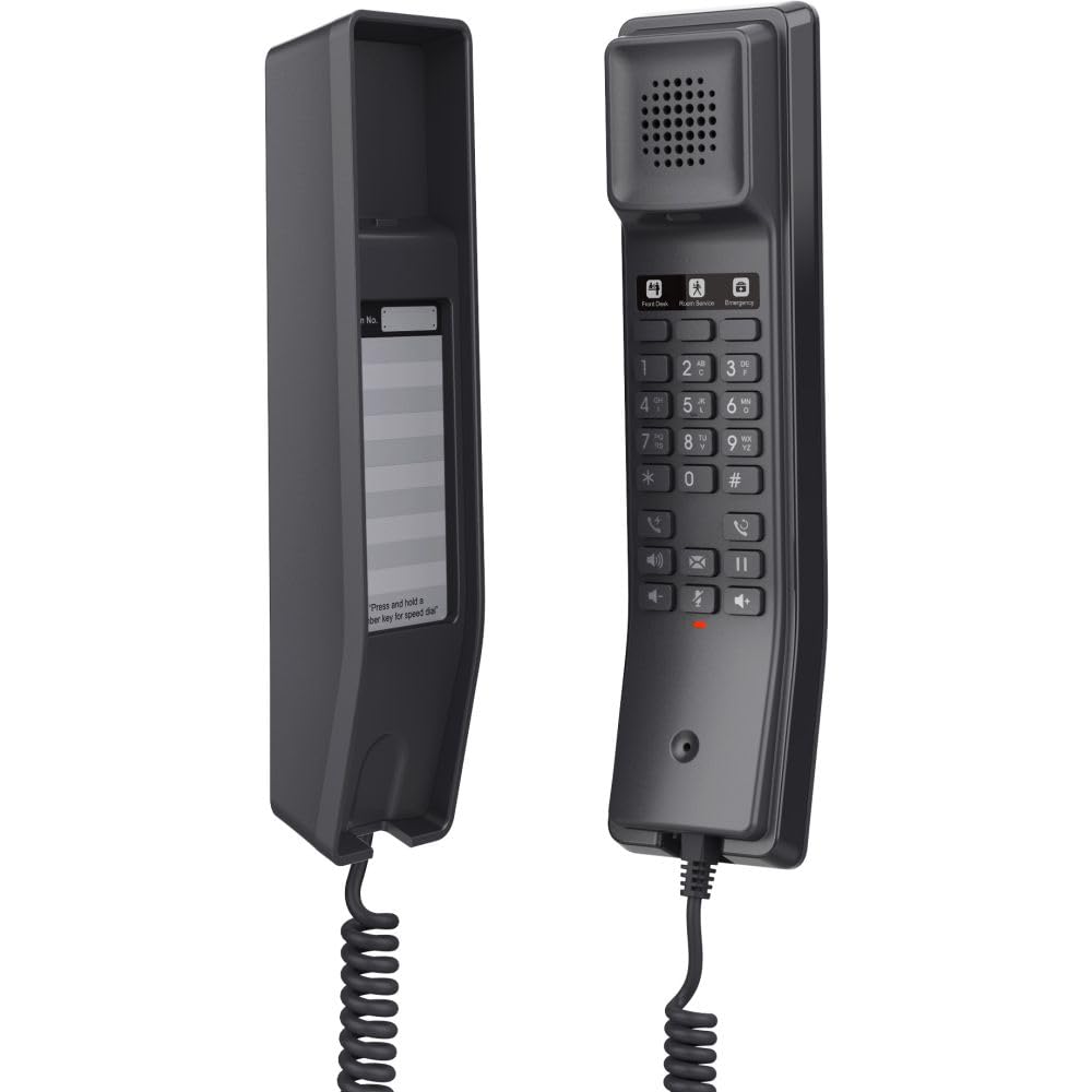 Teléfono IP Grandstream GHP611W Wi-Fi PoE Negro