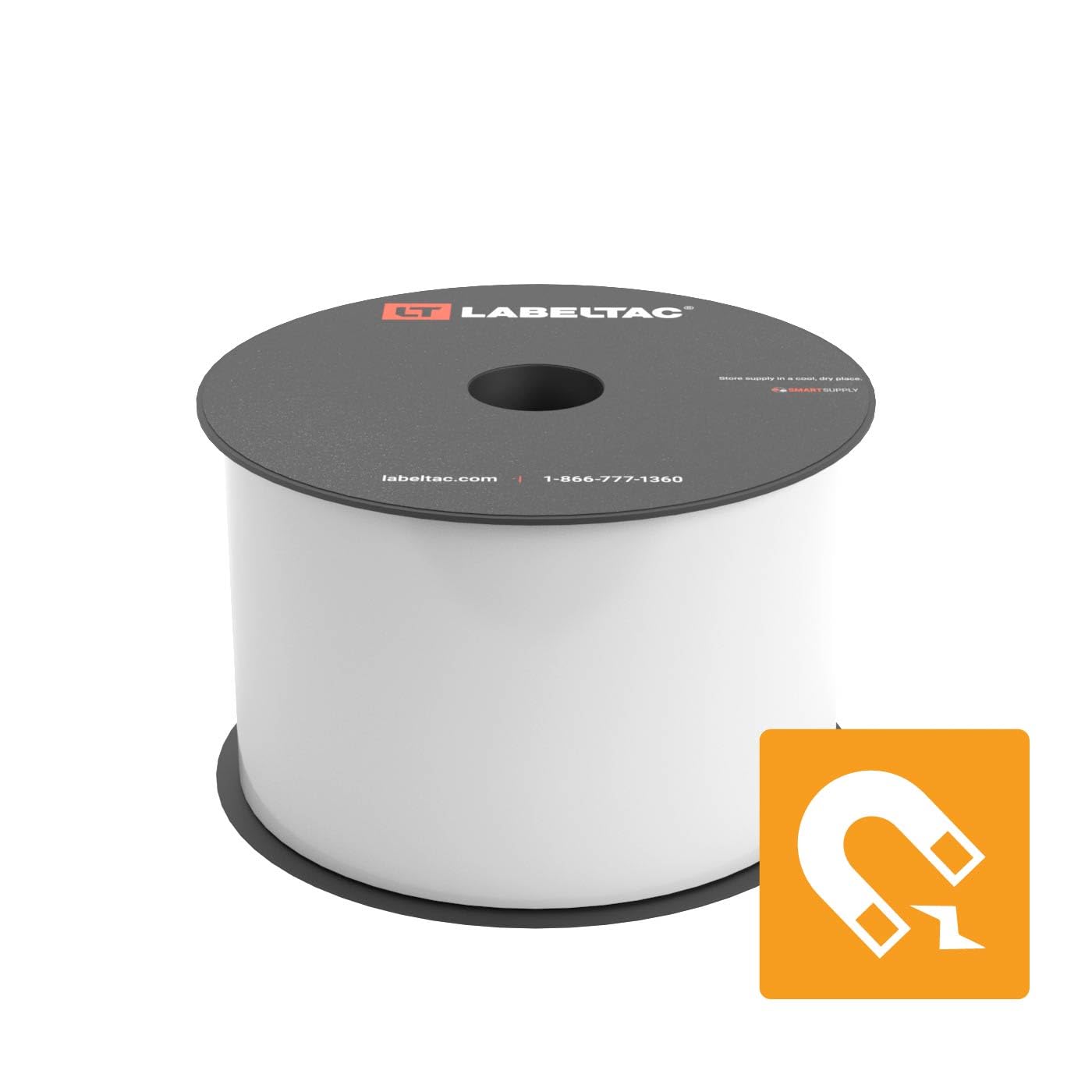 LabelTacMagnetic Supply 3" x 25' White