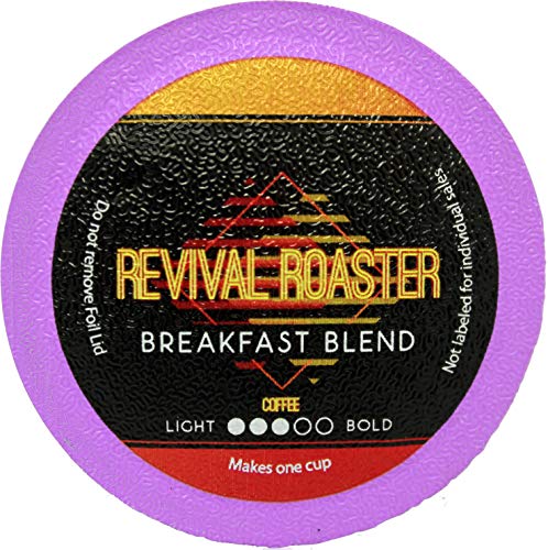 96-count Breakfast Blend Revival Roaster Gourmet Roasted Coffee for Keurig K Cup Brewers (Keurig 2.0)â€¦ (Breakfast Blend)â€¦ .