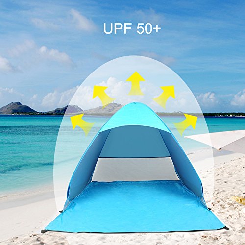 Tenda da Spiaggia Pop Up, PULNDA Portatile Tenda