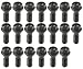 Bapmic 36136781150 Wheel Lug Bolt M12 X 1.5 for BMW E46 E90 E39 E60 E53 325i (Pack of 20)