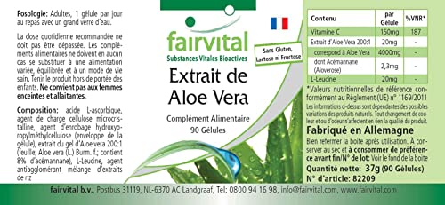 Aloe Vera capsules - VEGAN - 90 capsules - Aloë Vera barbadensis Miller voedingssupplement - Image 5