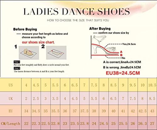 Goettin Women's Professional Latin Dance Shoes Satin Salsa Ballroom Wedding Dancing 3.3 inch Heel Height (US6.5) Black | Image 1