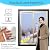 DIY Magnetic Window Insulation Kit Indoor Film for Heat and Cold (56"x35")