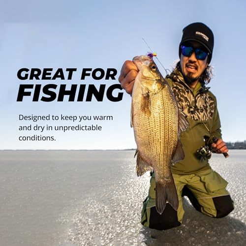 Gale Softshell Pullover – Black – Windproof, Water-Resistant Ice Fishing Jacket – Durable & Breathable Outerwear4