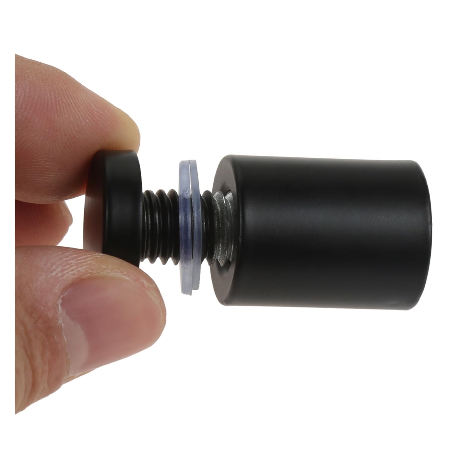 Wkręty dystansowe akrylowe do szyldów Szkło Stal nierdzewna Czarny Wiele rozmiarów 10 szt(16x25mm 10pcs)